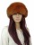 czapka z futrem lisa skórzana papacha uszatka parys furs 1 brąz.jpg