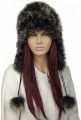 czapka snow top na dzianinie lis pompony Parys furs1.jpg