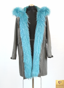 PARKA Z OBSZYCIEM JENOT FIŃSKI