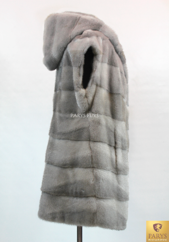 kamizelka szafir futro norki parys furs